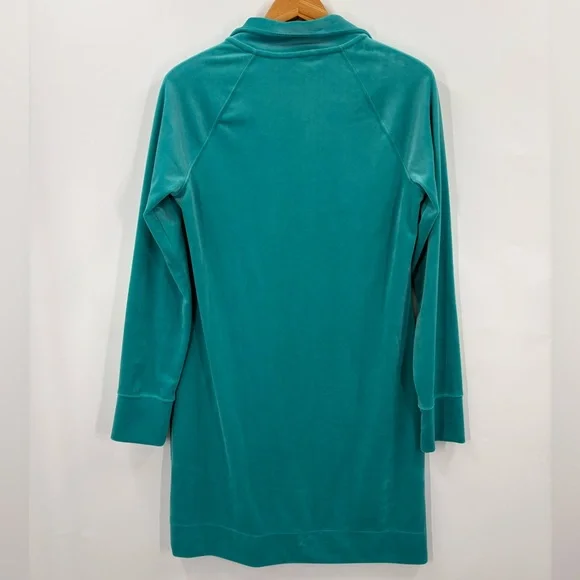 Lilly Pulitzer Skipper Velour Dress in Maldives Green Turquoise | Small - Picture 4 of 7